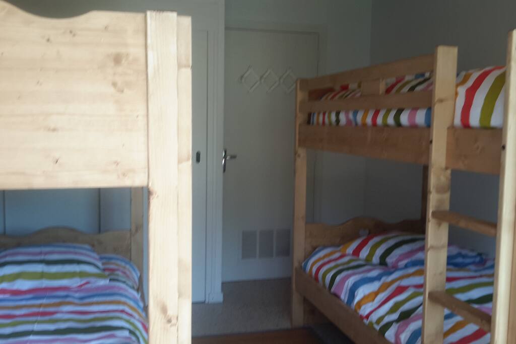 chambre 4lits simples