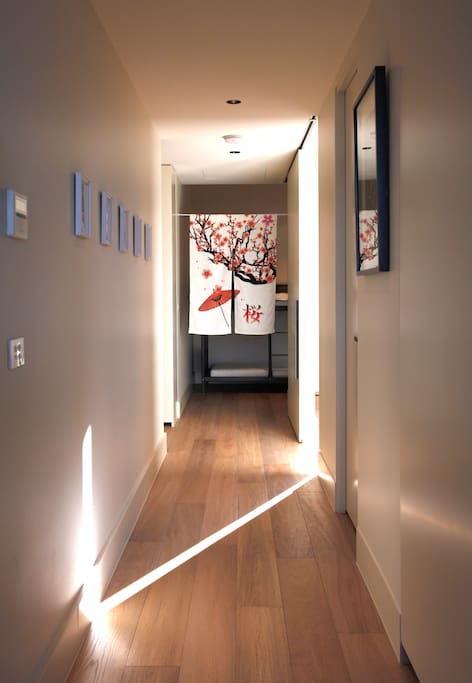 Hallway towards Bedroom 2 (bunk bed)
