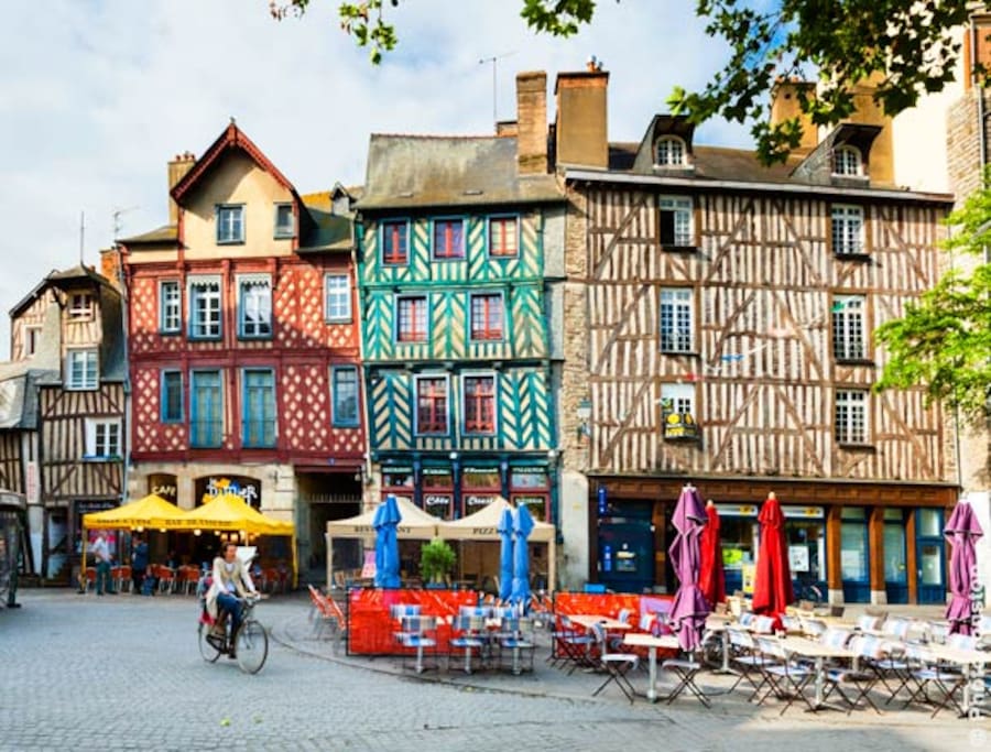 La ville de Rennes à 10 minutes en bus