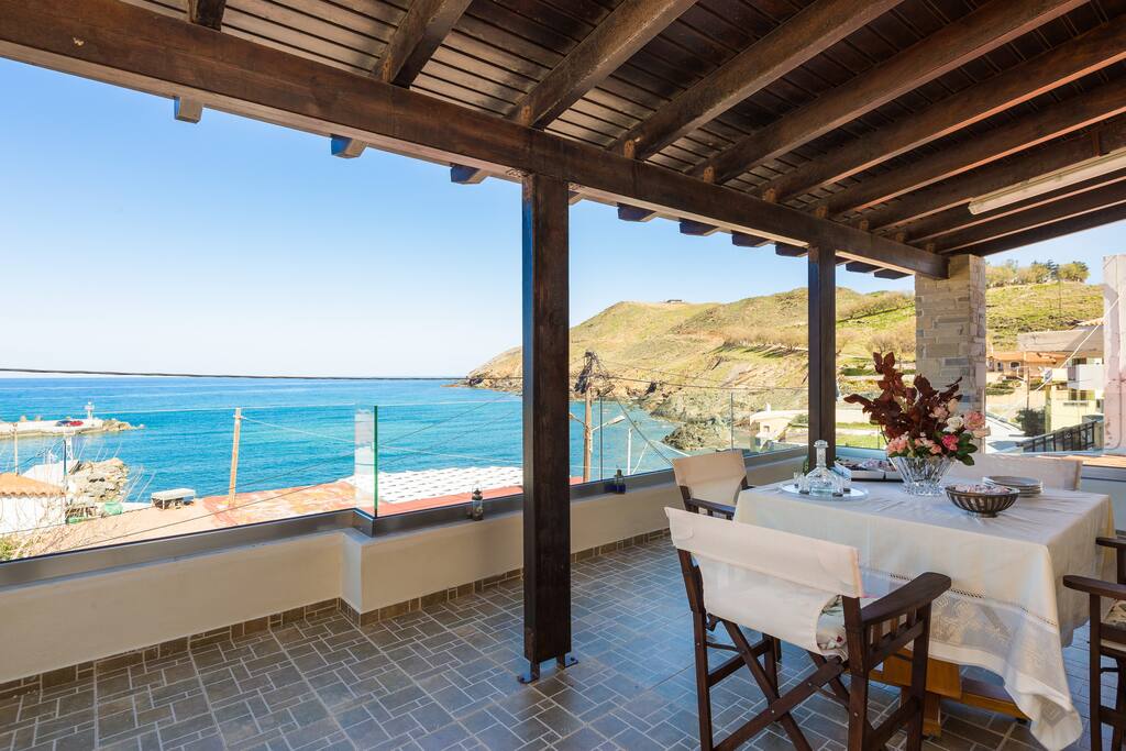 Balcony and sitting area - from the house everything can be reached on foot