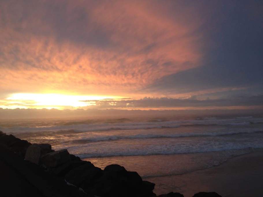 Sunrise at Brunswick Heads Beach