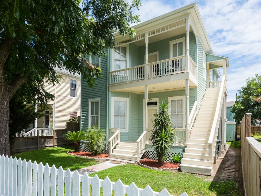 This vacation rental includes both an upstairs and downstairs unit - available for rent together or separate