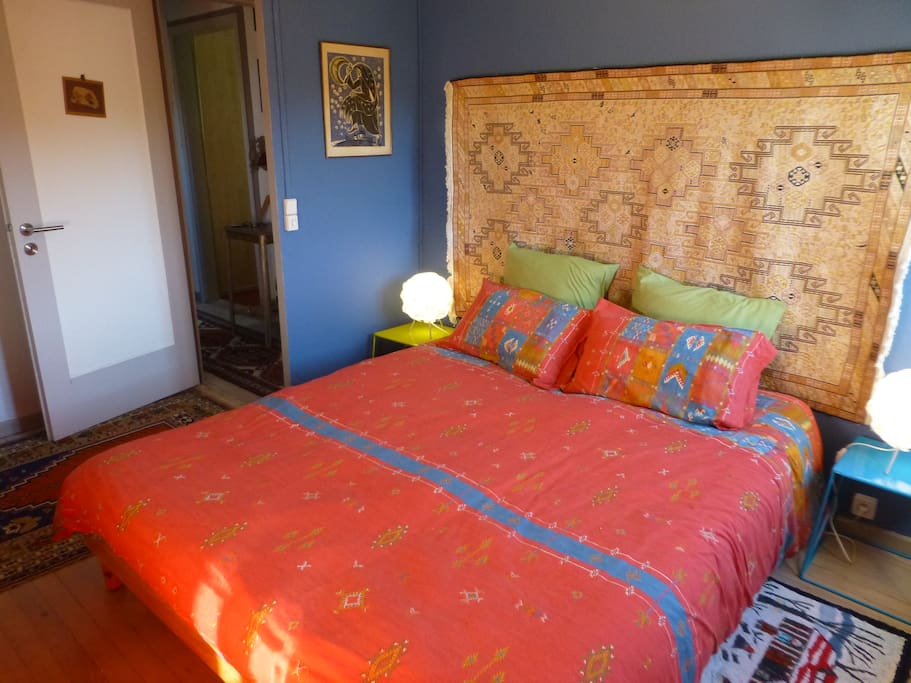 Les chambres donnent sur le jardin