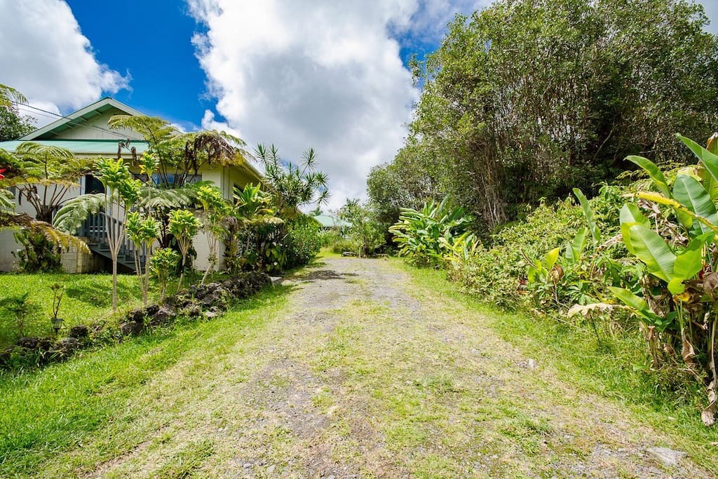 Drive way of home. Off street parking.