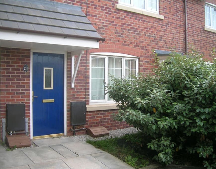 Front door of apartment
