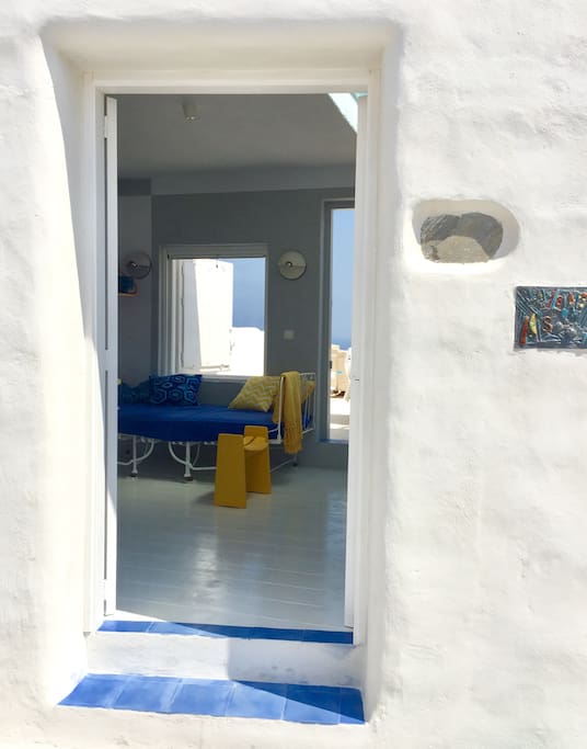 The entrance