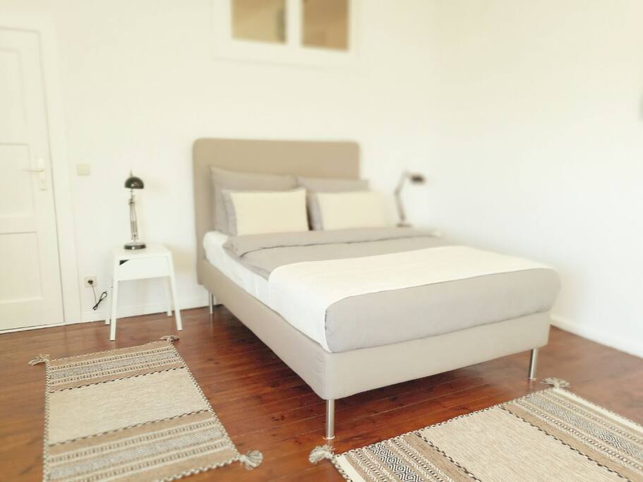 you will sleep here / dein Bett