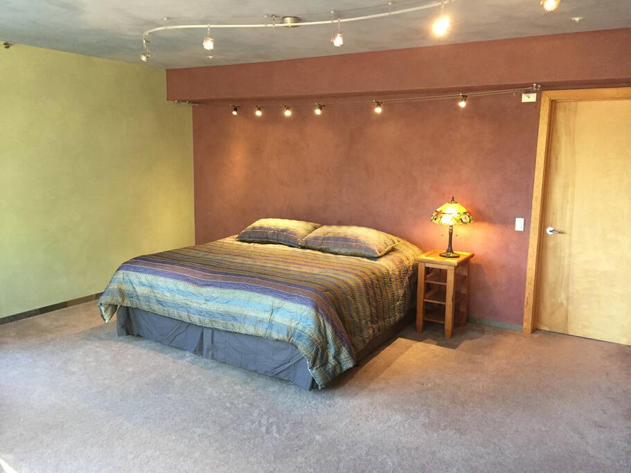 Your bedroom (king bed arrangement)