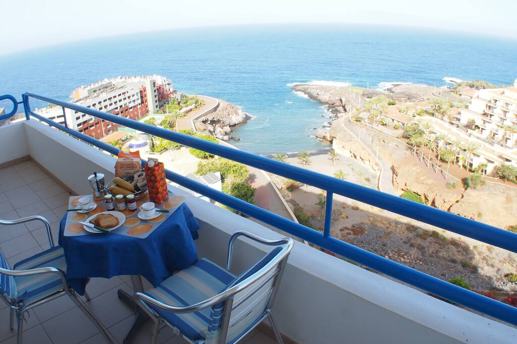 The view from the balcony