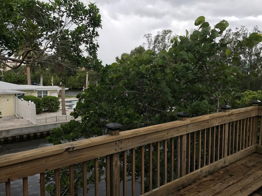 View from the private deck