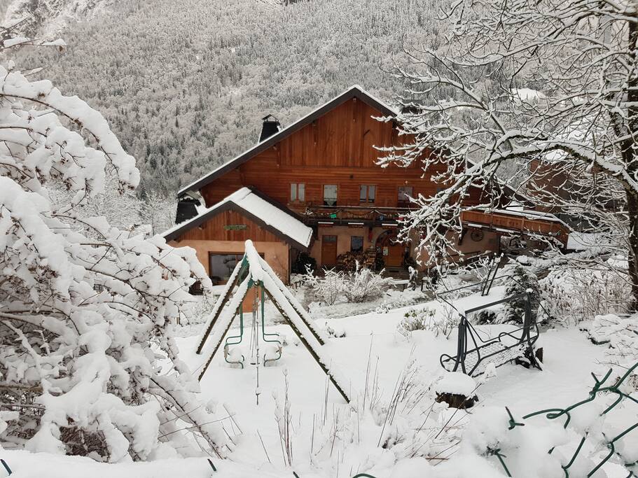 L'hiver, proche des stations de skis