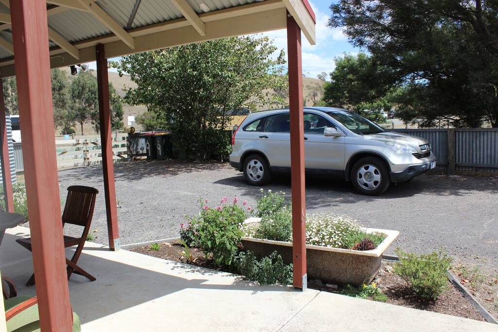 Plenty of parking area.