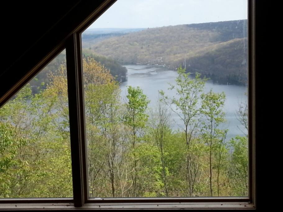 Lake Views from loft inside