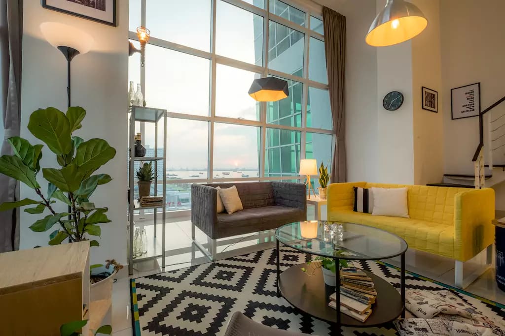 The photo u see are prepared by airbnb professional photohrapher