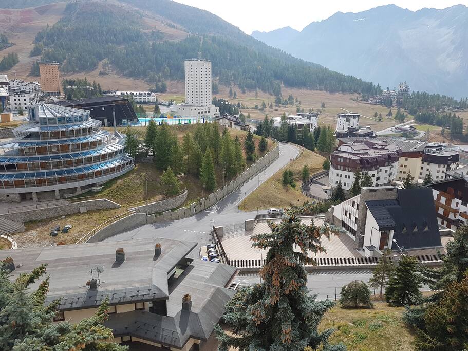 Vista estiva dalla sala