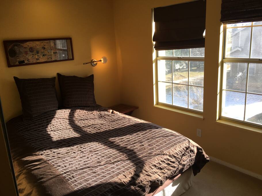 Afternoon and evening sun.
