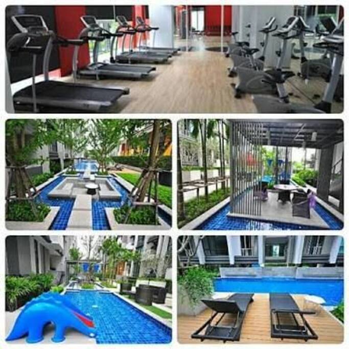 ห้องพักรายวัน คอนโดเอสต้า บลีซ Esta Bliss รามอินทรา เเยกมีนบุรี ห้องสวย ขนาด 23 ตร.ม 1ห้องนอน 1ห้องนั้งเล่น 1ห้องน้ำ ห้องอยู่ชั้น5 จากทั้งหมด 8ชั้น มีระเบียง