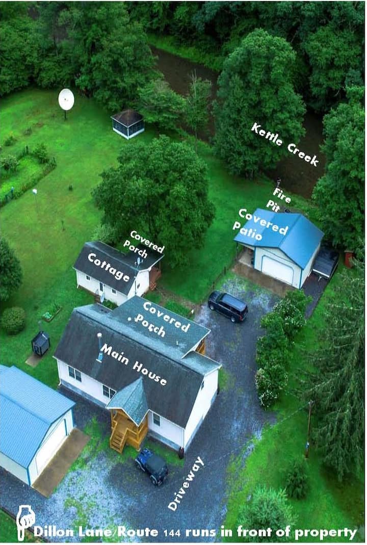 SweetDrift at Kettle Creek (Cottage) Cottages for Rent in Cross Fork