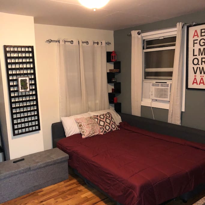 UPDATED sleeper sofa. Queen size sleeper!