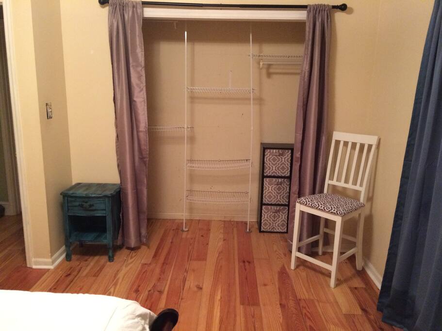 Spacious closet