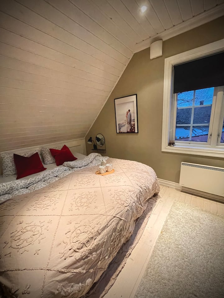 Glavna spavaća soba povezana s ulazom. Krevet (180) 