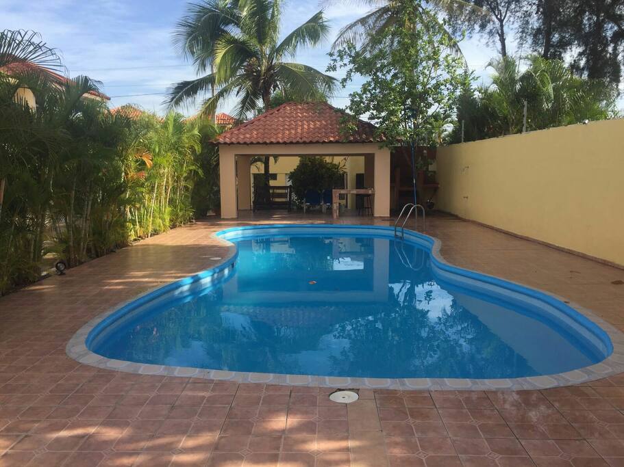 Swiming Pool & comun area with BBQ