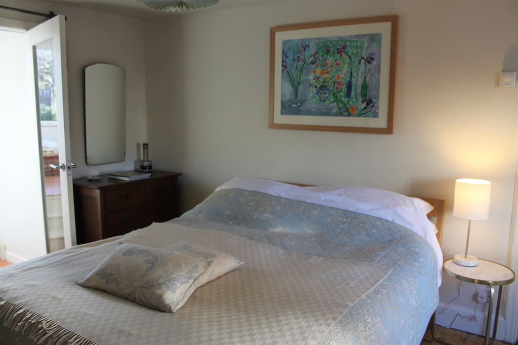 Double bedroom adjoins the sitting/breakfast room.