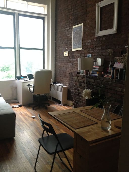 Living room - excellent light