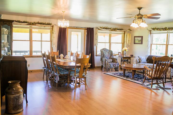 Grand salon et salle à manger