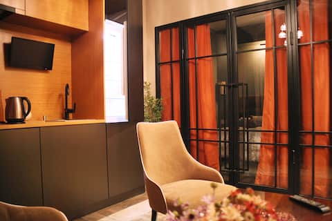 House on the river, amazing view from the window.