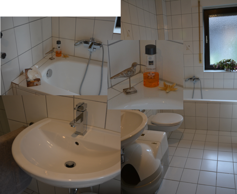 Badezimmer für unsere Gäste (Duschkabine ist nicht im Bild, aber vorhanden!)