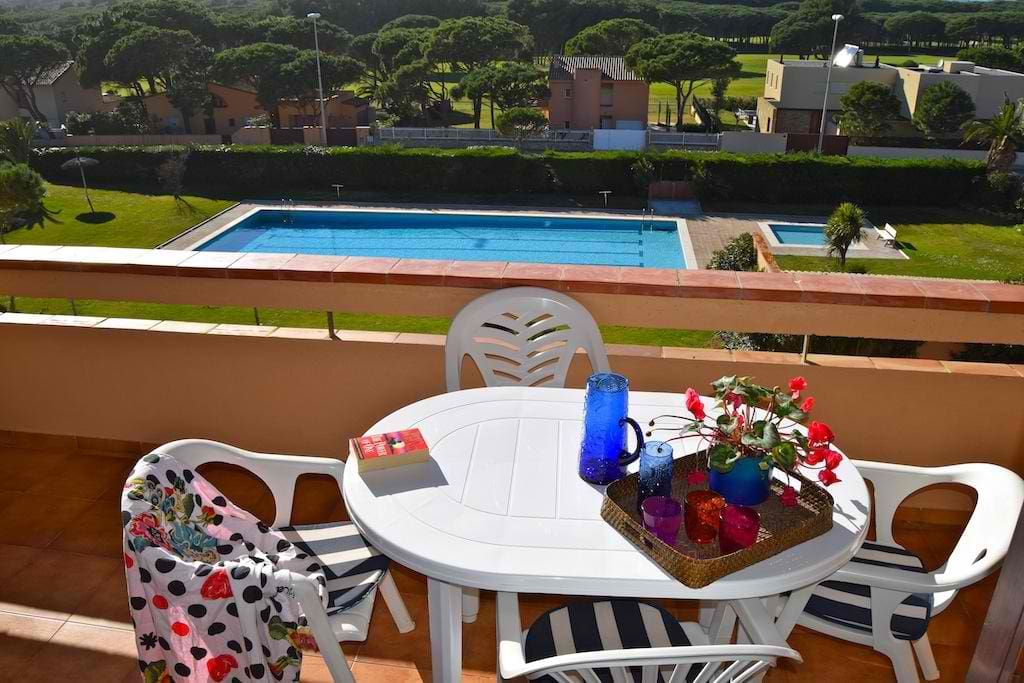 terraza con vistas a piscina y jardin comunitario-SA PUNTA COSTA BRAVA