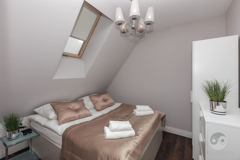 Apartament Paryski- sypialnia