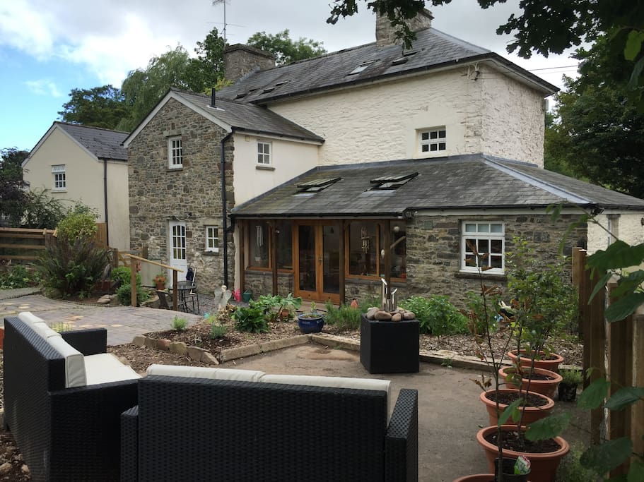 Rear of property