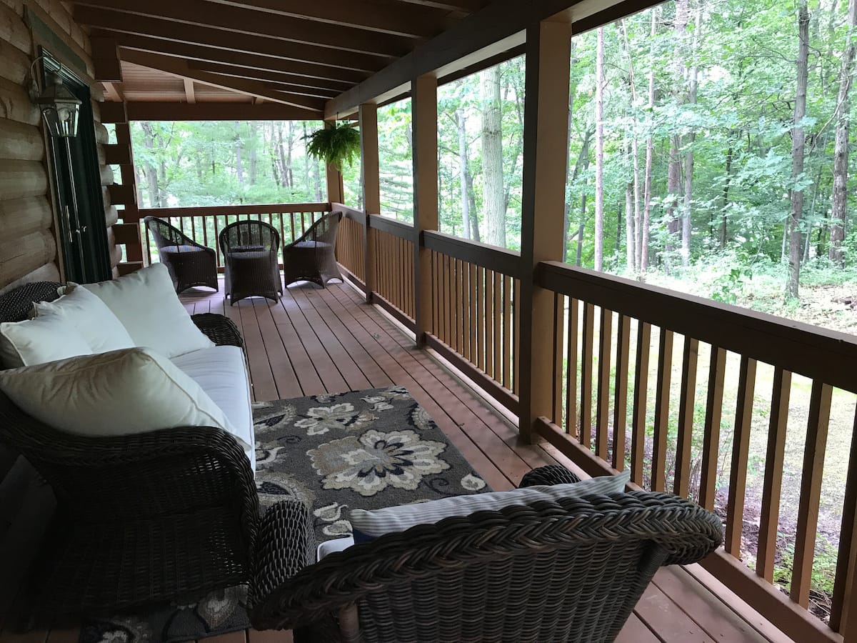 Keuka Lake view from the cabin