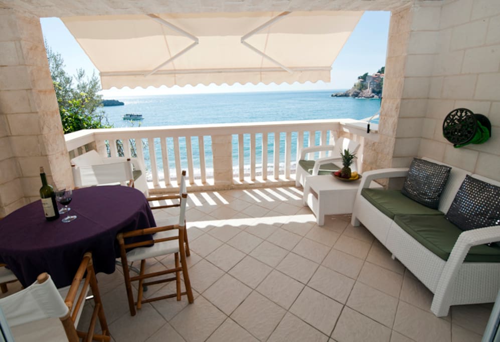terrace sea view