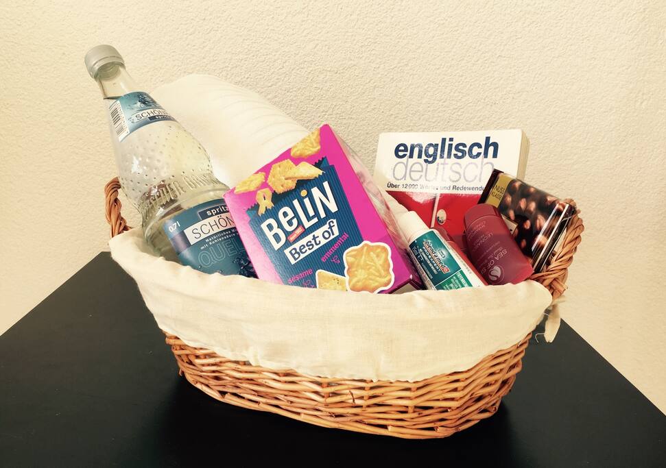 Your welcome basket :)