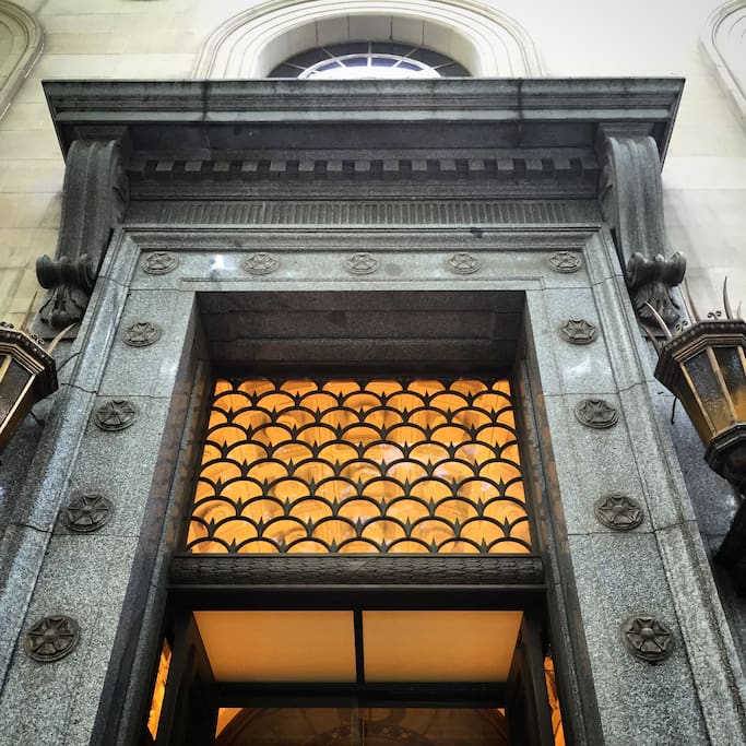 A rare opportunity to stay in a building with original 1920's deco features