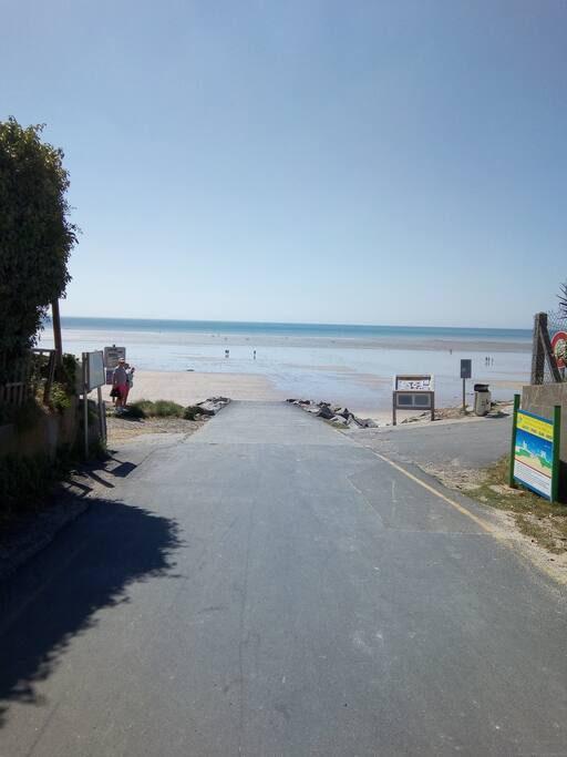 accès plage 50m