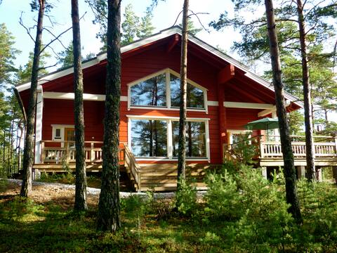 Strawberry Fields, Archipelago wood cottage.