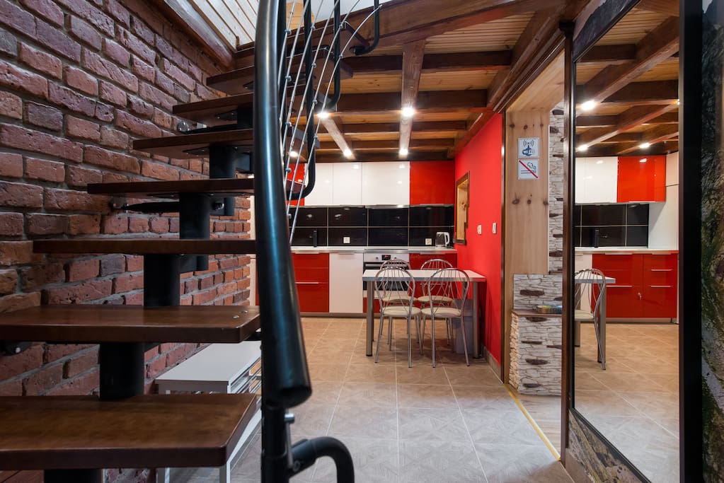 Dwupoziomowy apartament