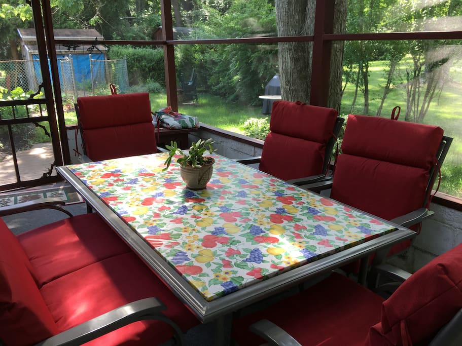 Back porch (3 screened sides)