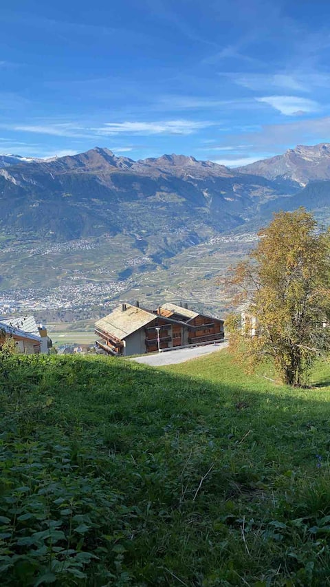 Top Airbnb: Valais Chalet in Veysonnaz
