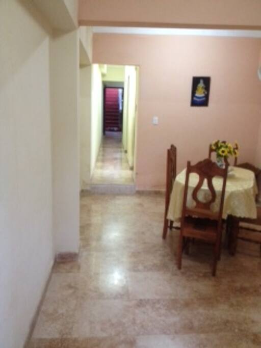 Front room/salon with eating area
