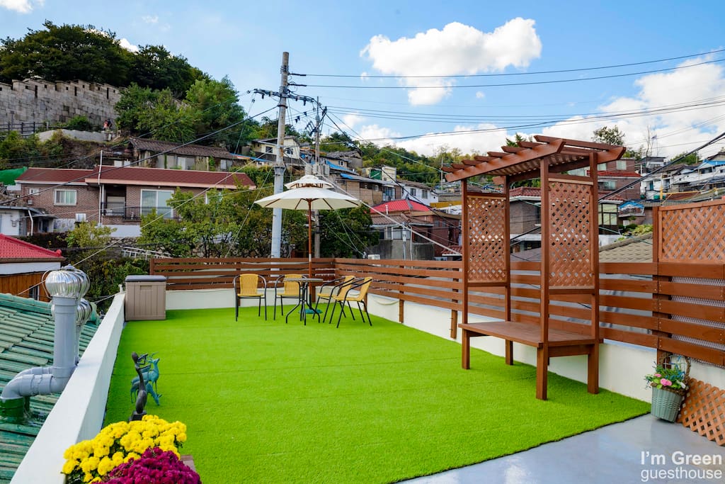 Rooftop terrace