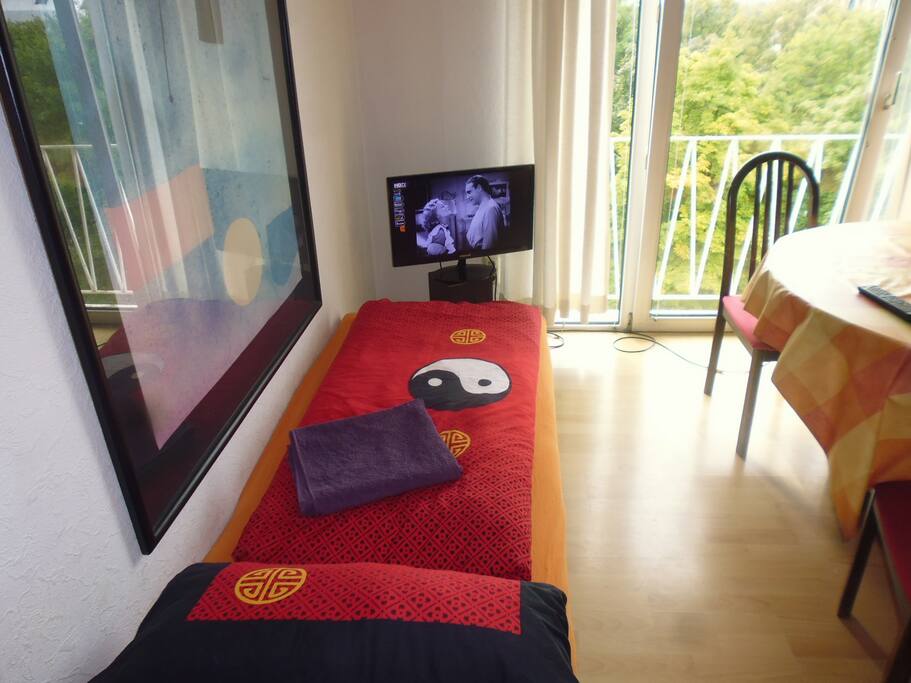 2. Bett für 3. Person Vorderansicht