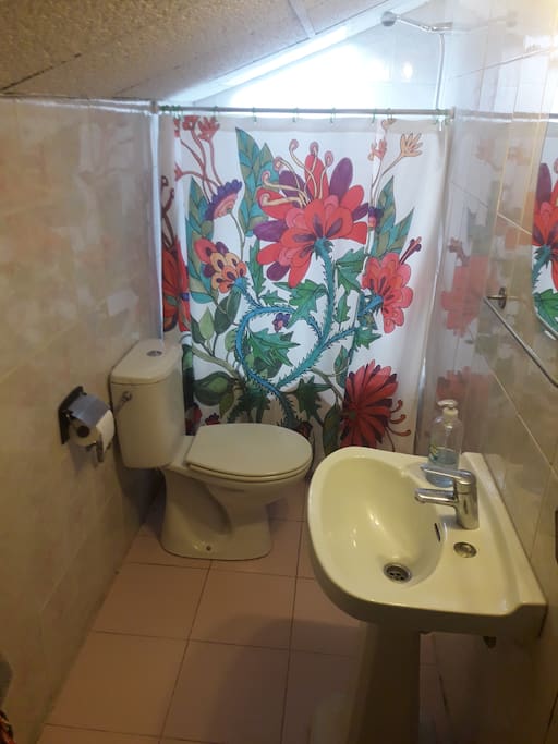 bathroom, of course