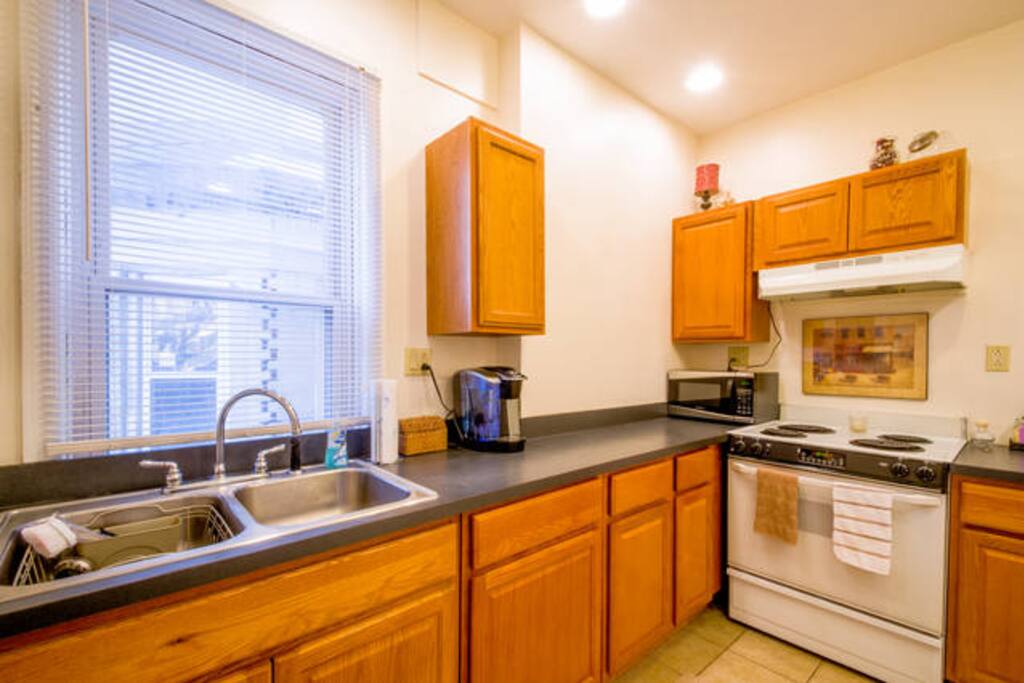 First floor kitchen equipped with all necessities