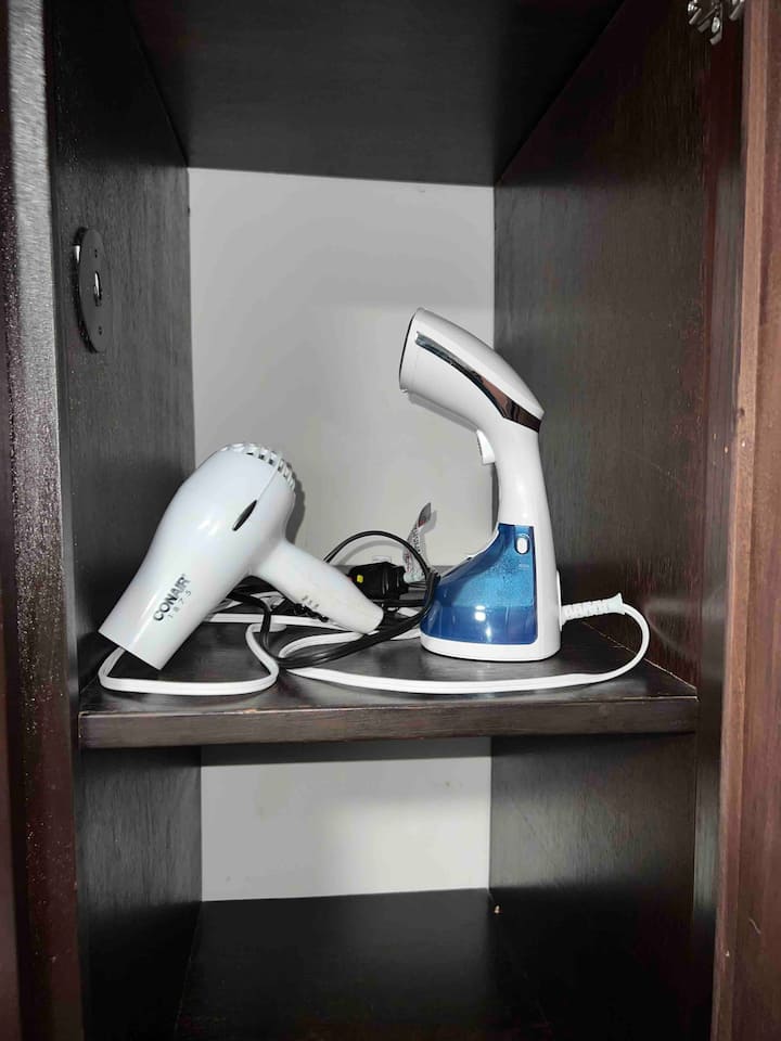 吹风机和蒸汽挂烫机。 