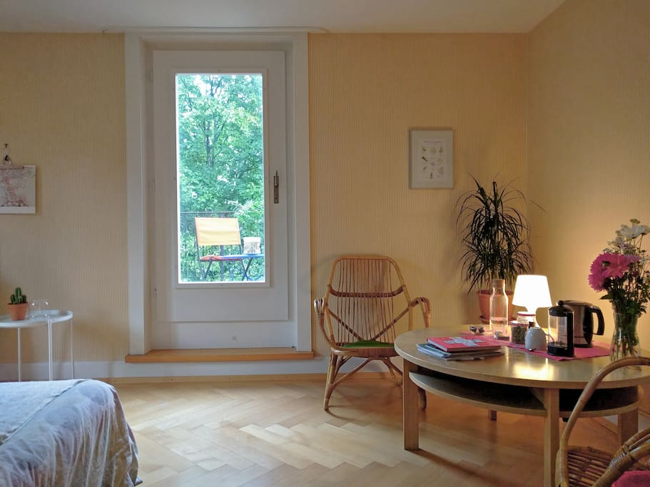 your room with access to the balcony